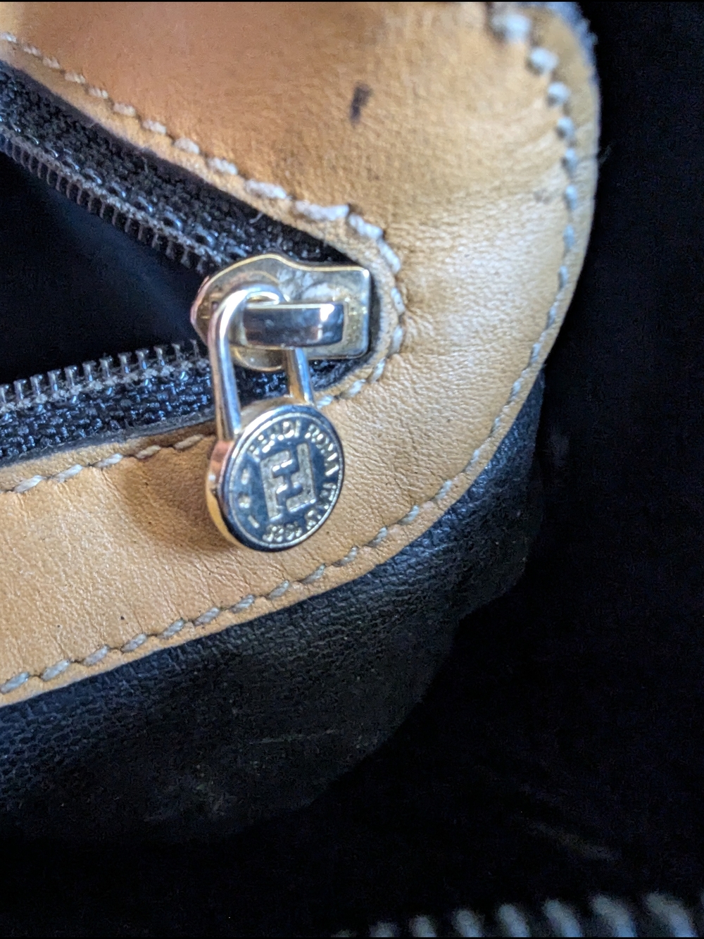 Vintage Fendi Zucca Monogram Boston Bag - Picture 11 of 13
